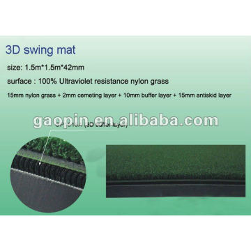 3D 3layer Golf Range Matte / Schwingmatte / Schlagmatte